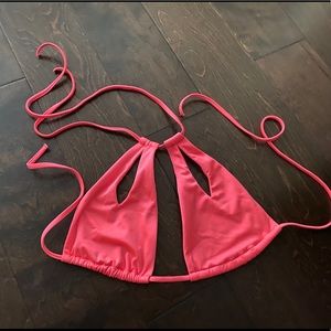 Victoria’s Secret high neck keyhole bikini top
